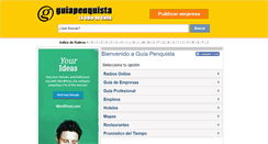 Desktop Screenshot of guiapenquista.cl